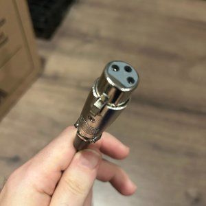 XLR Female to 1/4 Inch (6.35mm) TRS Jack Lead Balanced Signal Interconnect Cable